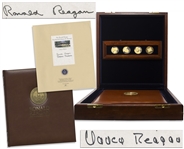 Ronald Reagan Scarce Signed Limited Edition of Ronald Reagan An American Hero, Also Signed by Nancy Reagan -- One of Only 250 in the Exclusive Limited Edition